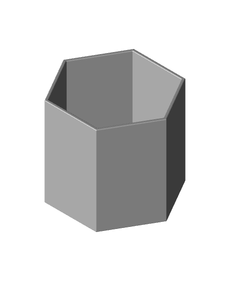 hexagonal wall shelf 3d model