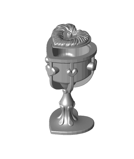 Heart Goblet (remix) 3d model