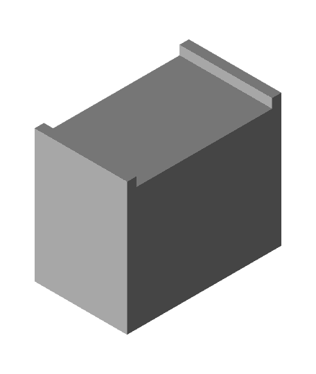 Wooden Track Riser Block 3d model