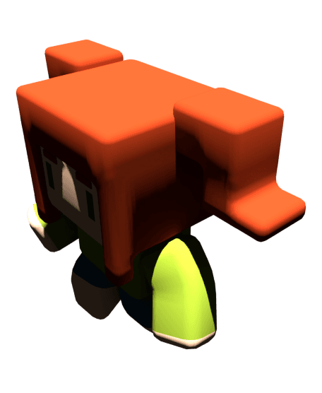 Free Preview: Cube-Craft Heroes & Enemies 3d model