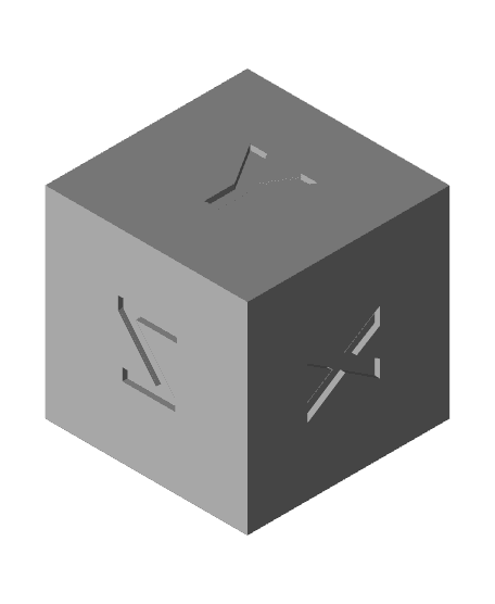 Calibration Cube 3d model