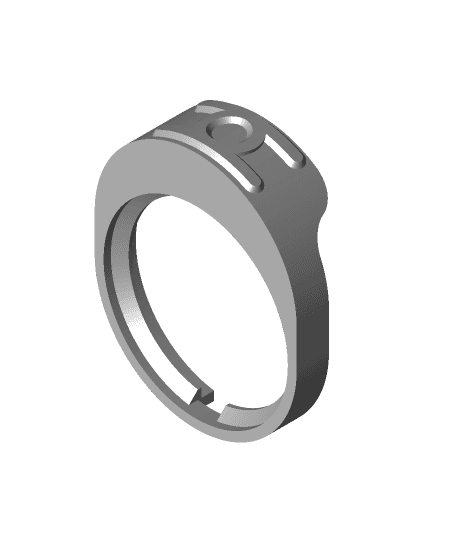 Wireless Charger - Green Lantern Ring v2.3mf 3d model