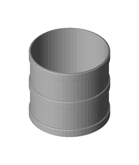 FHW Celery Planter Oil Barrel Design 3d model