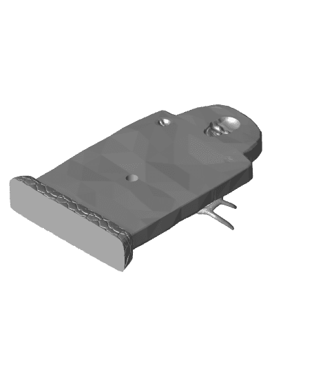 Lamp Devil Tombstone Holder 3d model