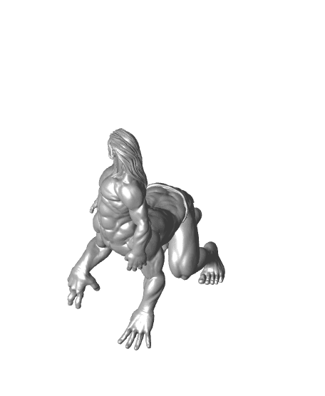 Mantaur - Tabletop Miniature 3d model