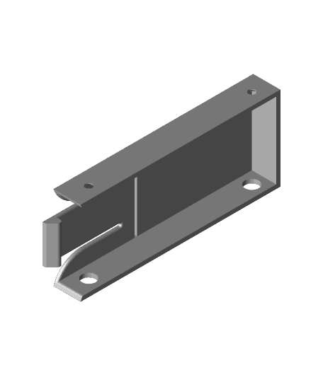 Focusrite Clarett 2Pre - Under desk mount 3d model