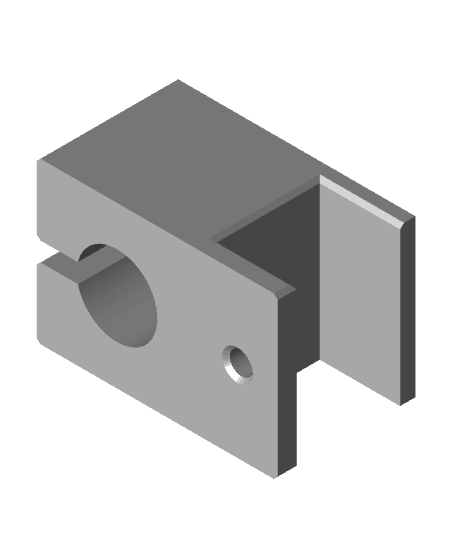 Desk Button Mount (Parametric) 3d model