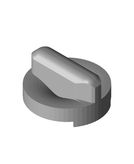 2007-2009 Hyundai Accent AC Large Knob 3d model