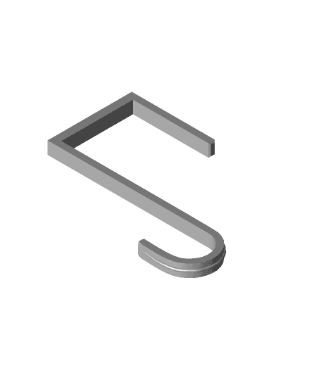  hook for hanging vase 3d model