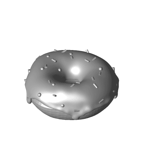 Tasty donut 3d model