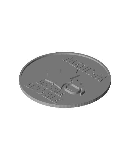 Medium Double Double Coaster 3d model