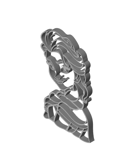 elsa frozen wall art disney wall decor disney movie fan art decoration 3d model