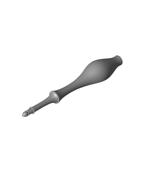 Coco's Ink Wand Stylus Grip (Apple Pen Gen 1) 3d model