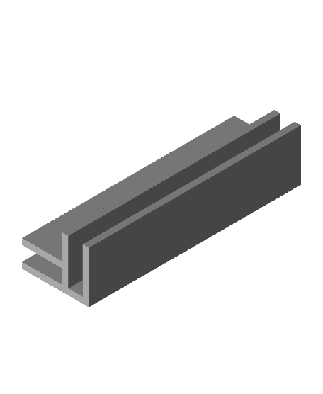 Brackets for Ikea Detolf glass cabinet 3d model