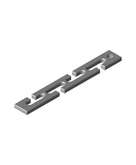 Space Saving Hanger Alternating |- slots - BackToSchool 3d model