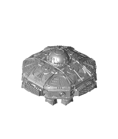 PrintABlok Flying Saucer Spaceship Construction Toy 3d model