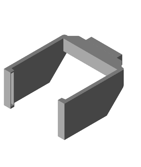 Ender 3 Blower Fan Relocator 3d model