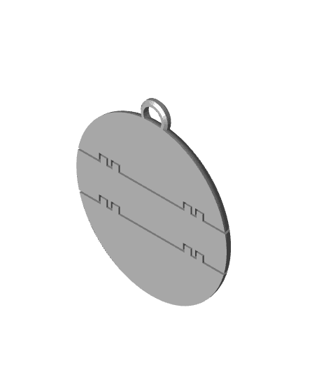 Flexi-Pancake Tote Bag Charm 3d model