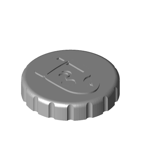  Bullet Bill Stash Jar Lid 3d model