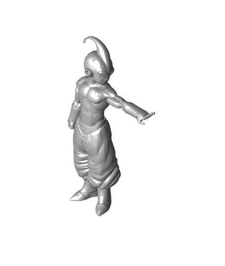 Majin Boo DBZ Attack Pose 3d model