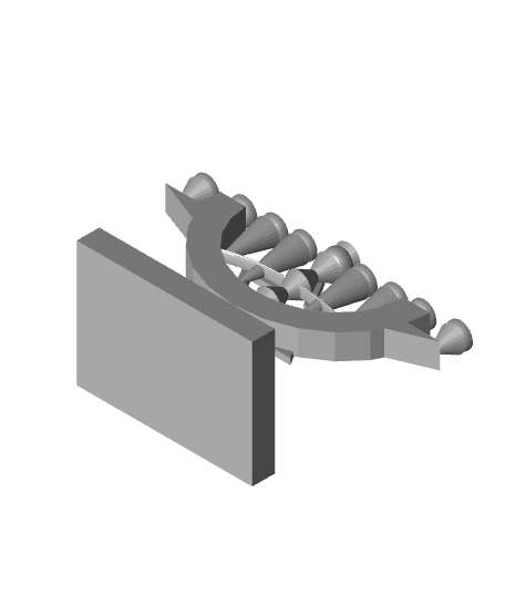 Menorah for Hanukkah.stl 3d model