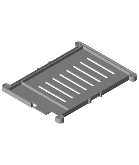 Elecrow 7 inch LCD screen case (no gluing required) 3d model