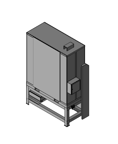 X-Ray Enclosure w/ Linear Mechanism 3d model