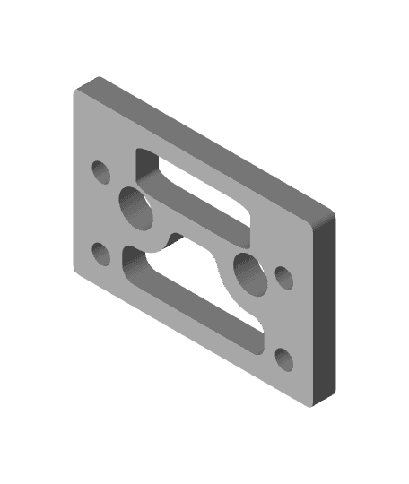 HMG7.3 3DFused Ender 5 X Carriage Spacer.stl 3d model