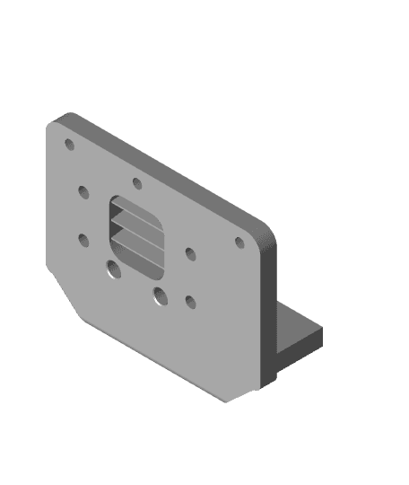 HMG7.3 MGN9-H Linear Rail Top X Carriage V2.stl 3d model