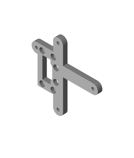 HMG7.4 Artillery Sidewinder X2 Gantry Adapter.stl 3d model