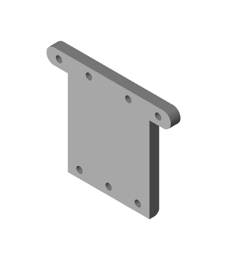 HMG7 Box Linear Rail X Carriage Back.stl 3d model