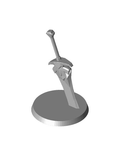 [weapon icon] Dark Souls 3 Black Knight Greatsword.stl 3d model