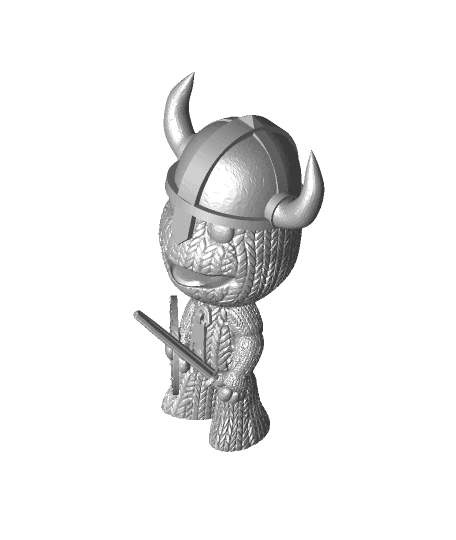 Little Big Planet, Sackboy - Viking 3d model