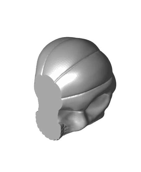 Halloween Pumpkin Skull Container  3d model