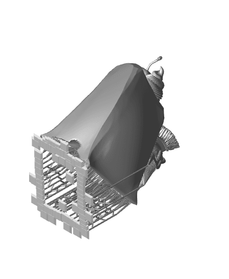 Slice of Gelatinous Cube 3d model