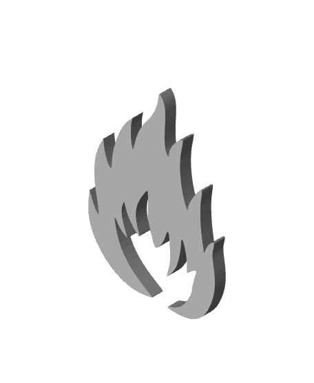 flames wall art flame wall decor halloween fire 3d model