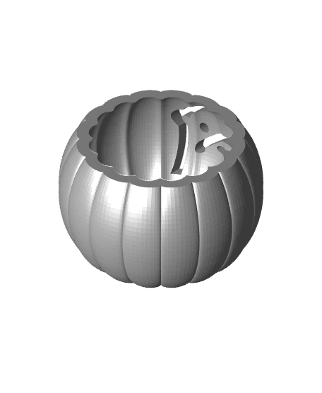 Otter Jack-O'-Lantern 3d model