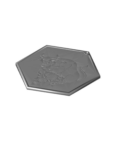 Taurus Astrology Pendant 3d model