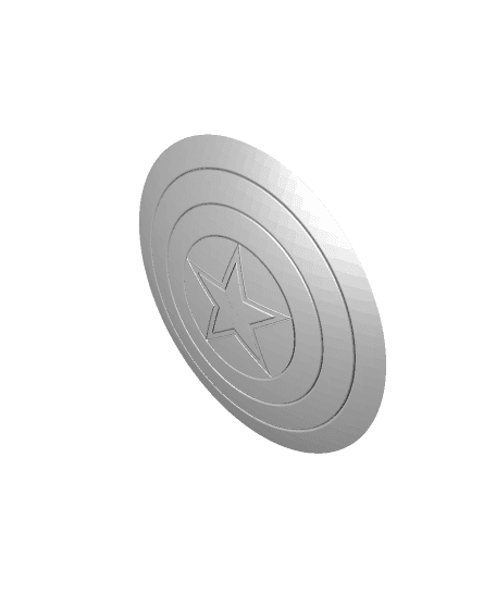 Captain America shield  3d model