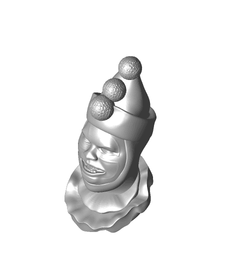 Pogo The Clown Bust - SK Series 3d model