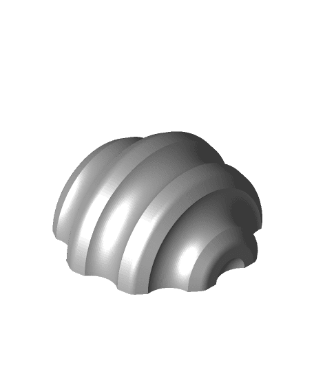 9 Groove Sphericon (Single and Dual Material) 3d model