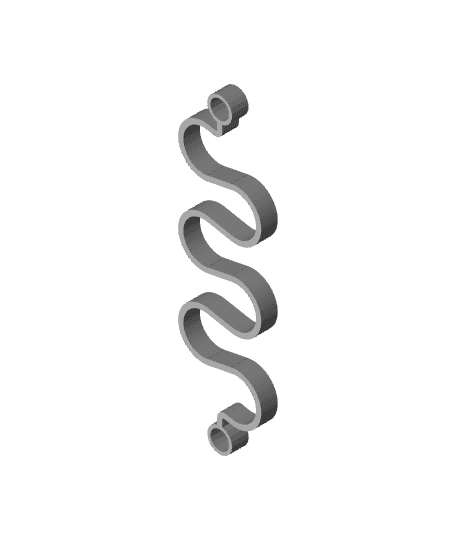 Spring Generator [ Serpentine / Zig-Zag / Sinuous ] 3d model