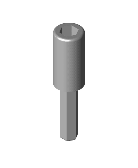 Magnetic Drill bit extension 3d model