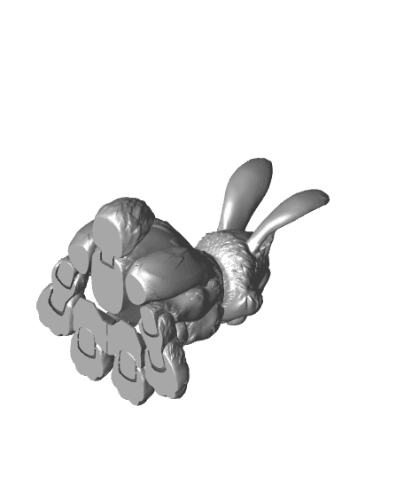 Bunny Rabbit - Articulated Figure 3d model