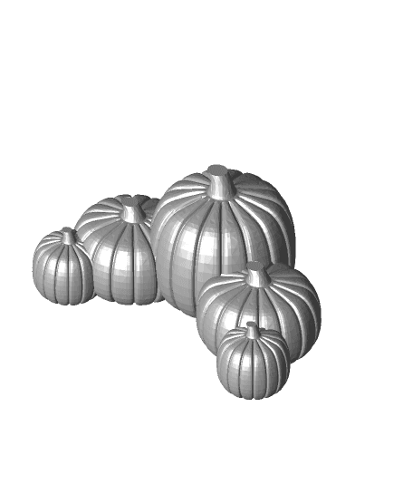 pumpkin patch. 3d model