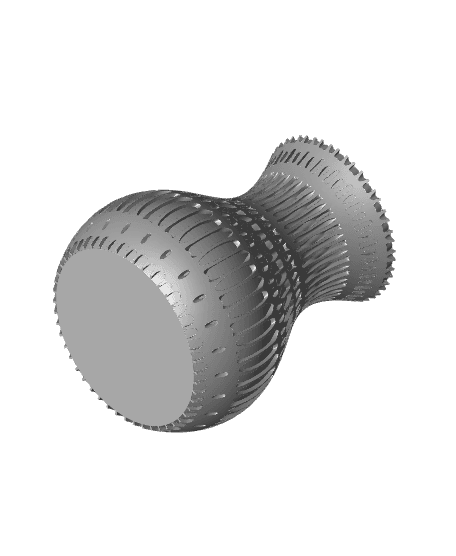 FRD Cylindrical TPMS Lattice Vase 3d model