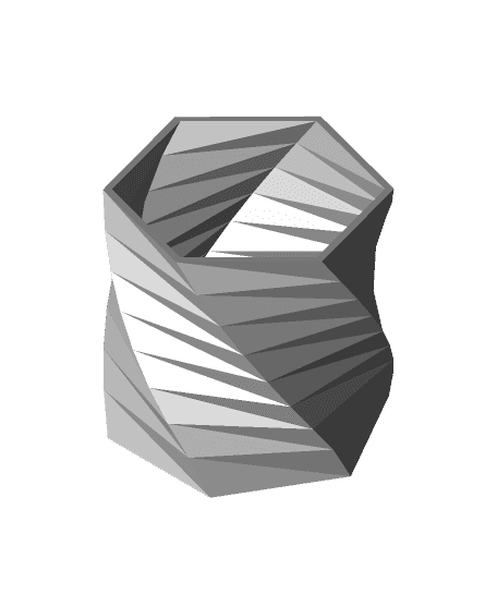 Geometric Planter Pot 3d model