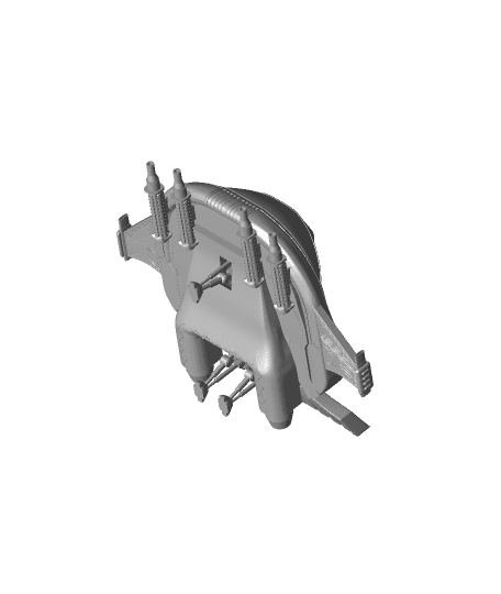 28mm-35mm Sci-Fi Flyer 3d model