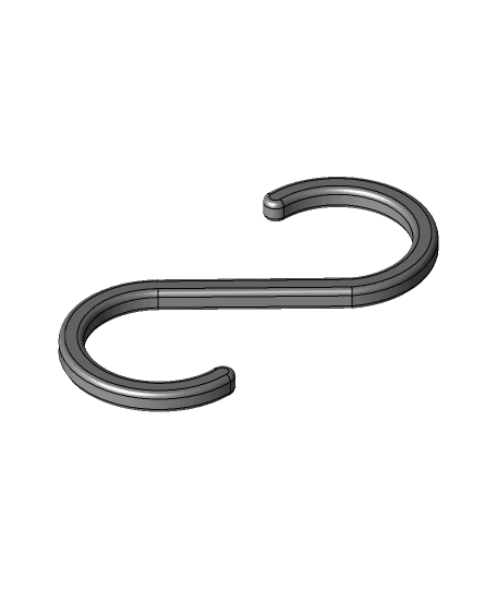 General purpose hook 3d model