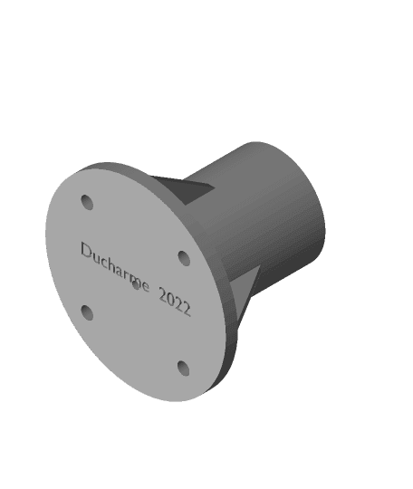 Pole mount 3d model